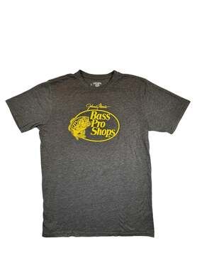 Bass Pro Shops Johnny Morris Tri-Blend Logo Short-Sleeve T-Shirt for Men - Heath
